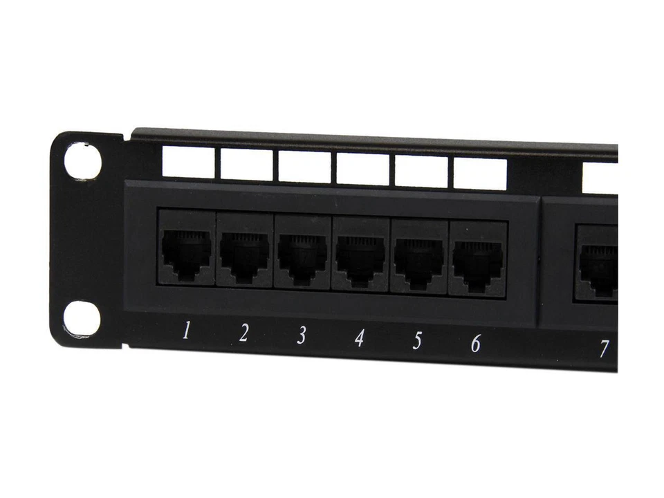 StarTech.com C6PANEL24 24 Port 1U Rackmount Cat 6 110 Patch Panel - Image 2 of 4