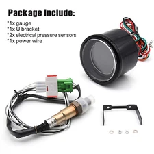 52mm Air Fuel Ratio Gauge LED Digital Display+Narrowband O2 Oxygen Sensor Car US