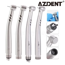 Dental High Speed Handpiece (LED E-generator) Push Button Turbine 4Hole / 2Hole
