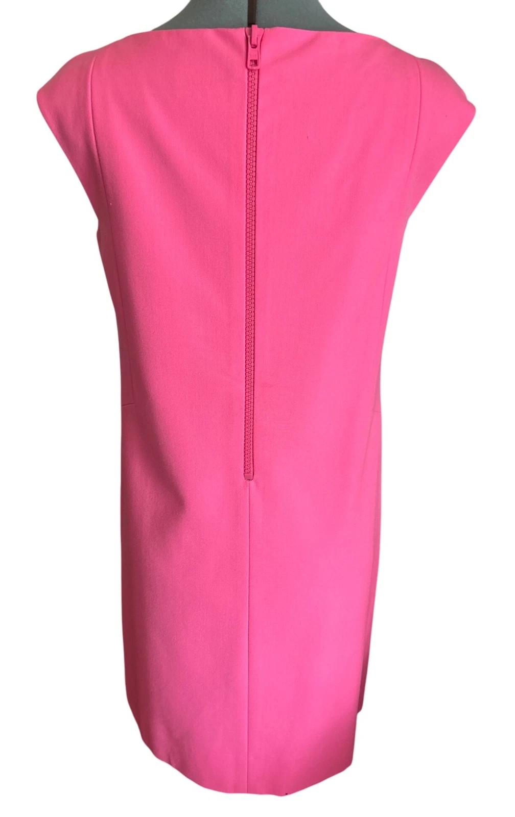 Abito tubino Kate Spade rosa senza maniche 100% lana taglia 4 *LEGGI