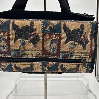 Fold-able Wheeled Tote Bag Faithful Companion Dog Tapestry  display picture 3