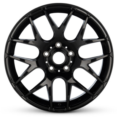 18 Inch Romac Radium Rim Gloss Black Alloy Wheel - 5x120, ET34, 72.6 Hub