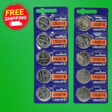 Murata CR2016 Lithium 3V Watch Battery (Exp 2034 )  10Pc