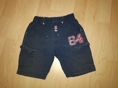 Shorts Jungen Sommerhose Sugar Club Ricks Gr XS Cargohose Baumwolle Jeansnähte