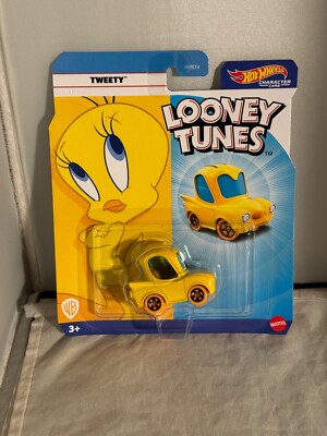 2024 Mattel Hot Wheels Looney Tunes Tweety Bird Character Car-New