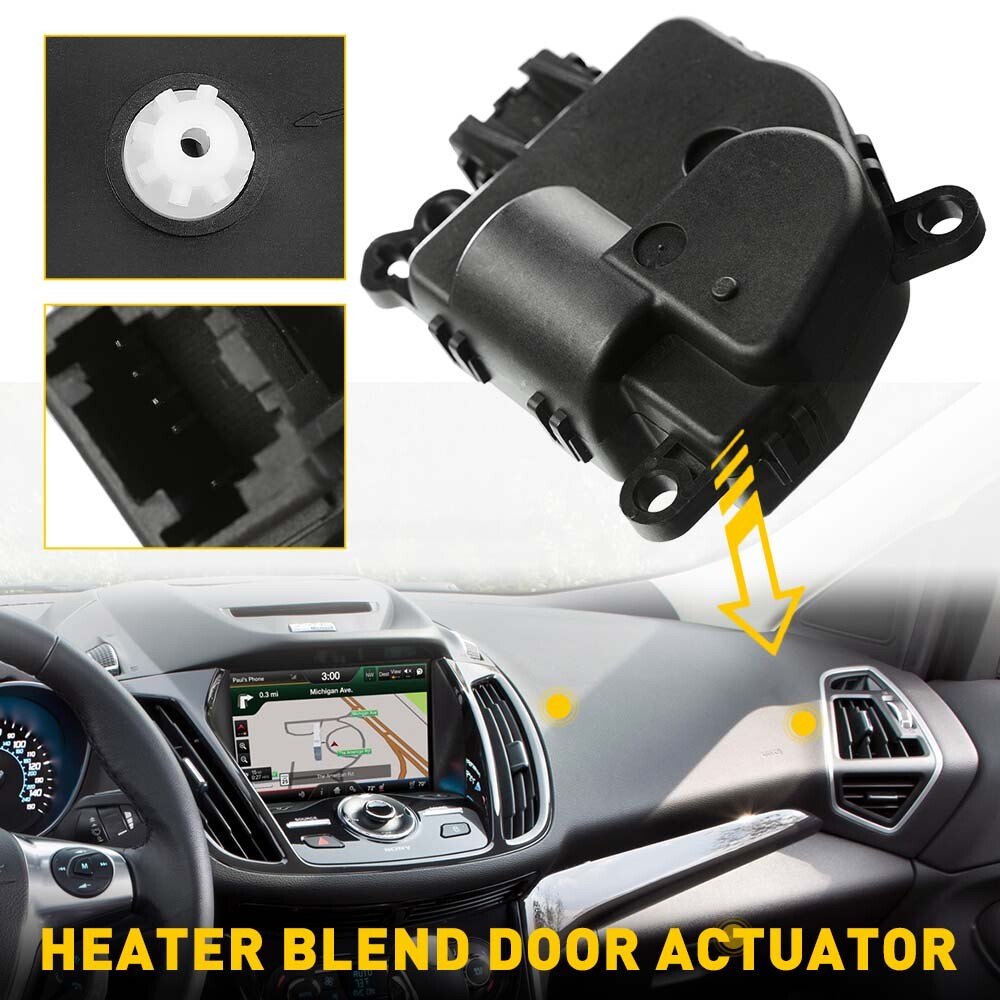 2) Fits 2010-2014 Ford F-150 AC AC Heater Blend Door Actuator Air