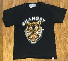 Rainforest Cafe Kids Boys’ Tiger Face Tee Shirt  ‘Hangry’ Atlantic City Size S
