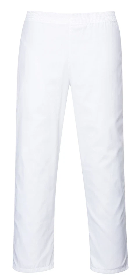 Herren Damen Pflegerhose Klinik Arzthose Schwesternhose Cargo Arbeitshose weiß - Bild 2 von 4