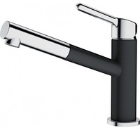 Franke Armatur Orbit In CHROM-ONYX Mit Zugauslauf / KüChenarmatur / Einhebelm...