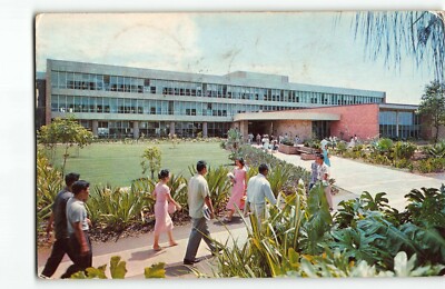 Sinclair Library University of Hawaii UH Manoa c1960 ~Chrome Postcard -HF