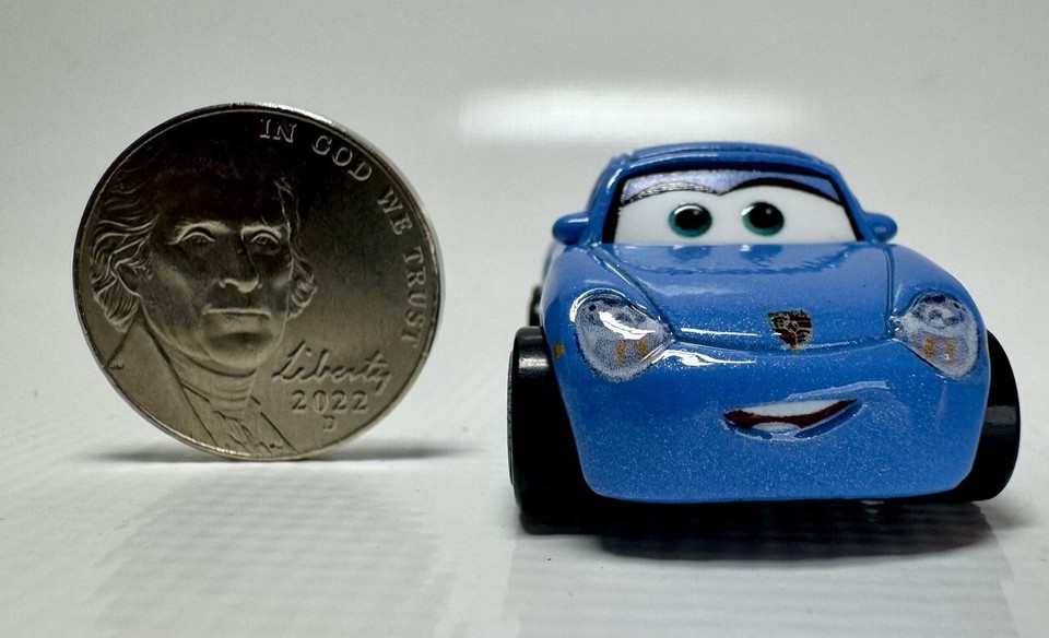Disney Pixar Cars Mini Racers Sally Porsche Diecast Scale 1:10 ...