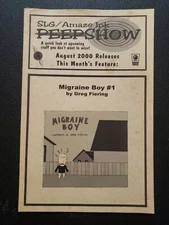 SLG / AMAZE INK PEEPSHOW v3 #2 Ghouly Boys Ashcan Preview, Newsletter 2004