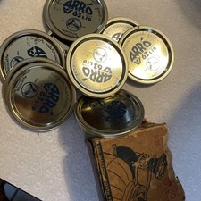Vtg Lids 1950's ARRO V6 Canning Lids Narrow Mouth Food Jar Lids 1 Dozen (12)  &curren;