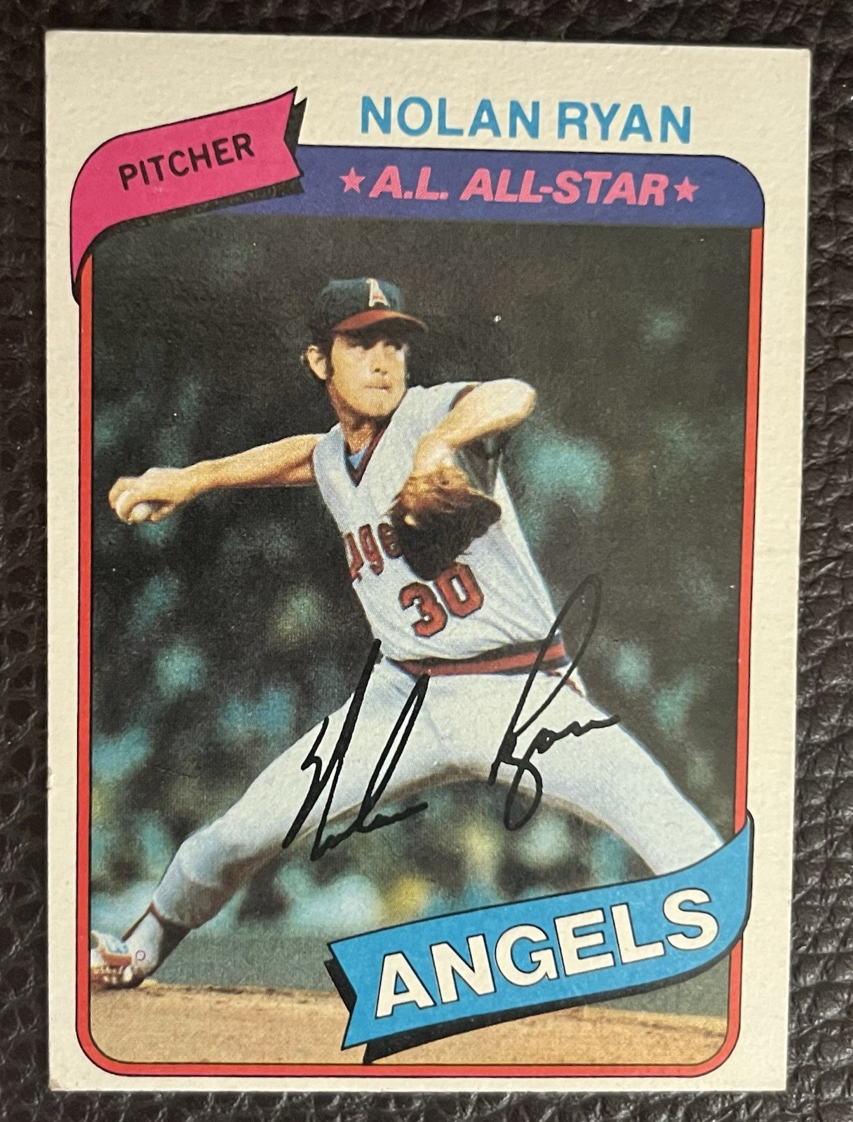 1980 Topps - Nolan Ryan #580 All Star California Angels Hall Of Fame
