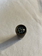 Vintage Match Case i kompas na wędrówki kemping