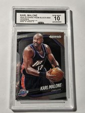 2024-25 PANINI PRIZM BLACK Karl Malone #269 LEGENDS GEM MINT 10