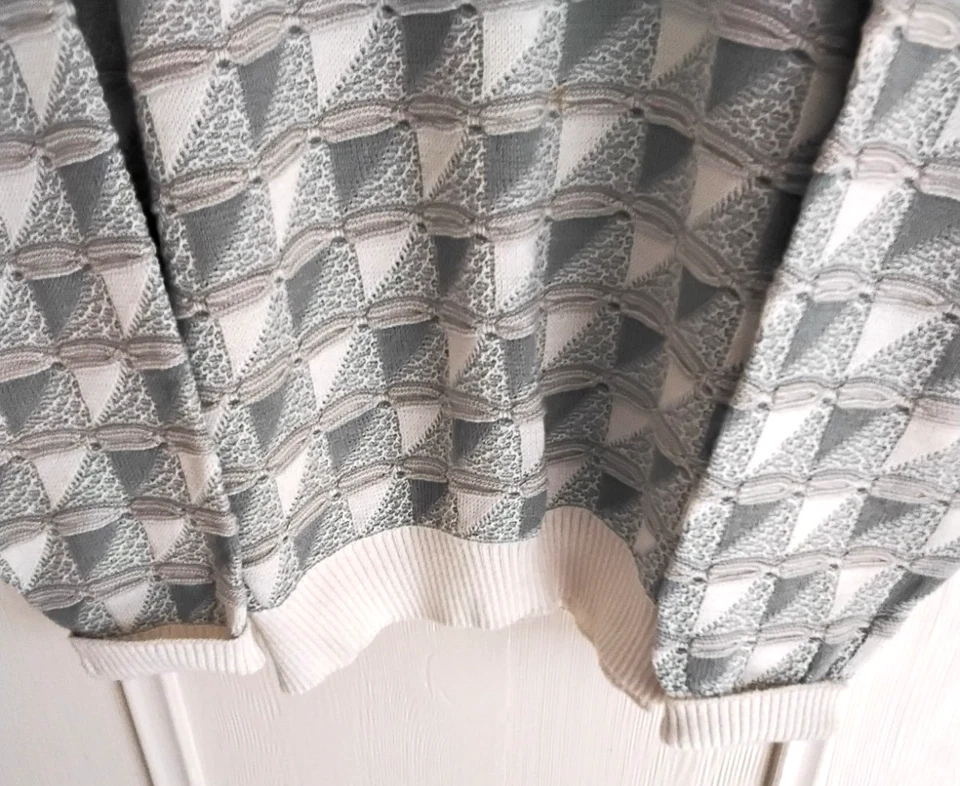 Suéter Pelo Pilz Para Hombre Cuello Redondo Crema - Gris Alemania Occidental Talla M Foto 4 de 4