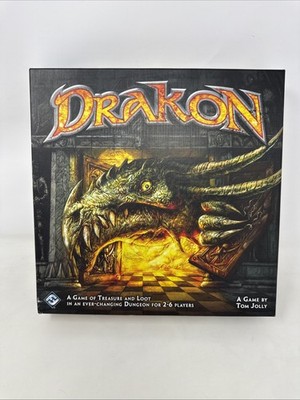 Drakon Board Game 4th Edition Fantasy Flight Games Complete Unpunched Unopened