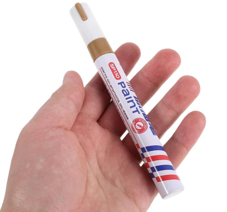 4Pcs Oil Based Paint Pens for Tombstone Repair-Paint Marker Pen-Waterproof - Image 2 of 4