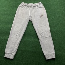 Vintage Nike Sweatpants Mens S Gray Y2K Baggy Track Pants Joggers FITS 28x26