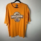 Harley Davidson Shirt 2XL Bowling Green KY Kentucky Dealer Orange SZ Mens 2X