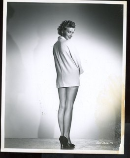 BARBARA BATES in ALL ASHORE Original 1953 Leggy 8 x 10 Still by CRONENWETH vv