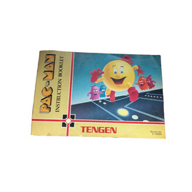 NES Pac-Man Tengen (Nintendo, NES 1988) w/ Sleeve, & Manual