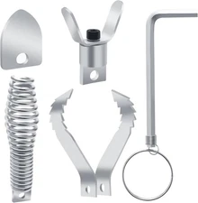 4PCS Drain Snake Drill Attachment, COITEK Drain Cleaner Combination Cutter Head 