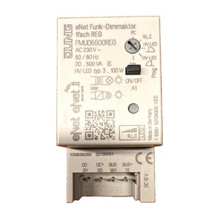 JUNG eNet Funk Dimmaktor 1 fach REG DIN Schiene FMUD5500REG 4 Anschlüsse