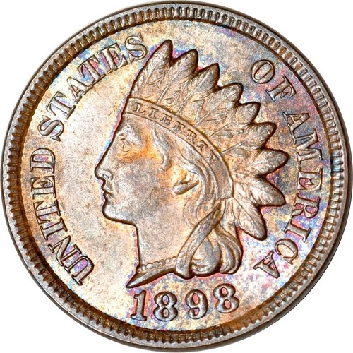 1898 1C Indian Head Cent Choice UNC BN K18992