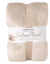 Berkshire Extra Plush Queen Blanket 98x92 Okeo-Tex 100 Medium Weight