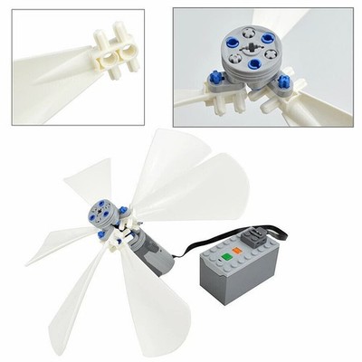 Technic EV3 89509 Wind Fan Propeller Parts for Lego Kit Building Blocks Set DIY