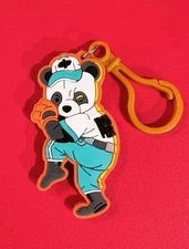 Dude Perfect Panda Keychain Playing Baseball Pitcher