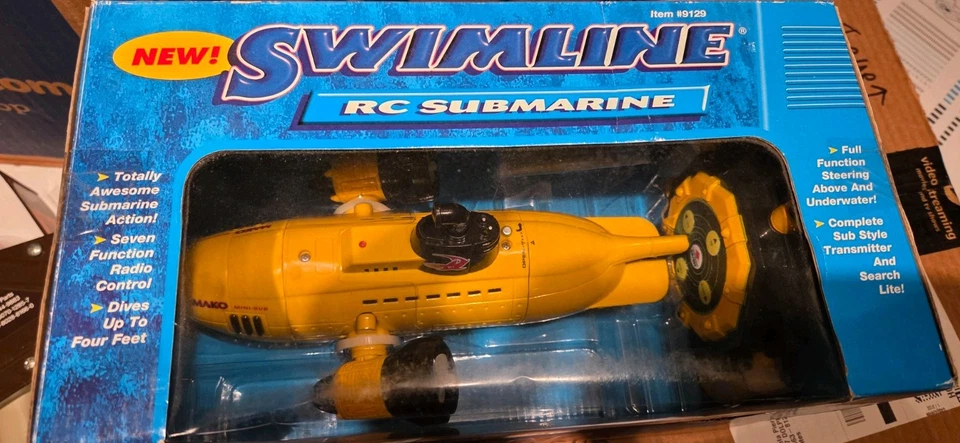 Rc Submarine Swimline Artículo # 9129 Nuevo Raro Foto 2 de 4