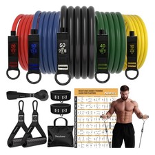 Resistance Bands, Exercise Bands for Working Out, Work Out Bands with Handles...