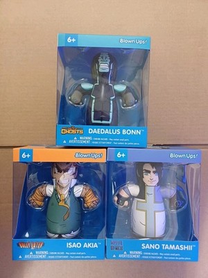 3x Blown Ups! 6'' Vinyl Figuren Bully Eater Isao Akia Sano Tamashii Daedalus Bonn