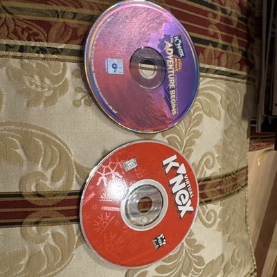 1998 K'nex Lost Mines The Adventure Begins CD ROM AND K nex CD ROM
