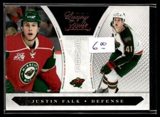 2010-11 Panini Luxury Suite Justin Falk Rookie Minnesota Wild #198