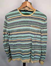 TODD SNYDER Linen & Cotton Knit Crew Neck Swe...