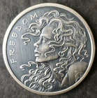 2020 Silver Shield 1oz Silver Freedom Antique Finish Round