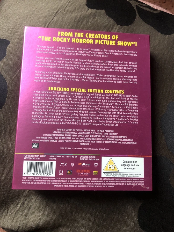 SHOCK TREATMENT - Super Rare "NATION" Arrow Video Limited Edition Blu-ray Sp Ed - Image 3 of 4