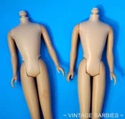 (2) Vintage Skipper #950 / Ricky #1090 & Skooter Doll #1040 Bodies Only ~ 1960's