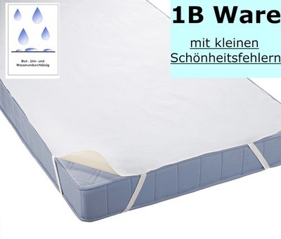 Matratzenauflage wasserdicht 140x200 cm Molton Inkontinenz Biberna kochfest 1b