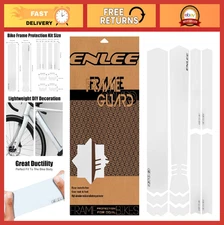 Clear Bike Frame Protection Kit 10PCS - Scratch-Resistant TPU Tape for MTB/Road/