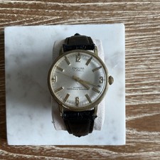 Endura 17 Jewels Automatic Silver Dial Gold C...