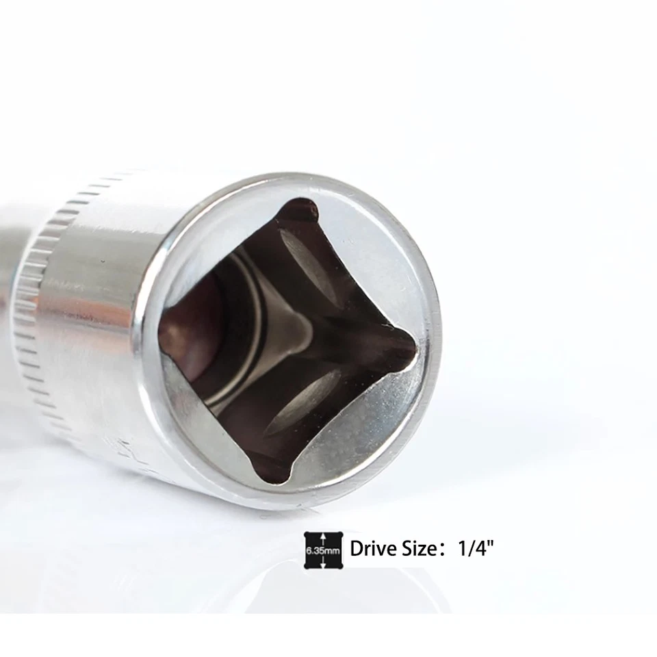 Male Torx Bit Star Socket T8 T10 T15 to T50 Torx 1/4" Drive Sockets - S2 Steel - Image 4 of 4