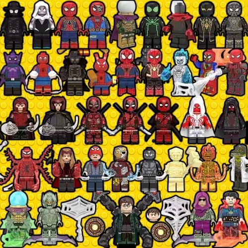 You Pick - Spider-Man Gwen Miles Morales Spider-Verse 71050 Custom Brick Figure