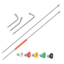 120" Gutter Cleaning Tools From the Ground, Pressure Washer Extension Wand 