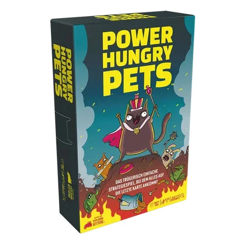 Kartenspiel Power Hungry Pets (Exploding Kittens Inc.) NEU/OVP - Bild 2 von 4
