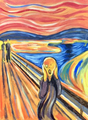 Edvard Munch The Scream Surreal Handpainted Reproduction Painting Ebay